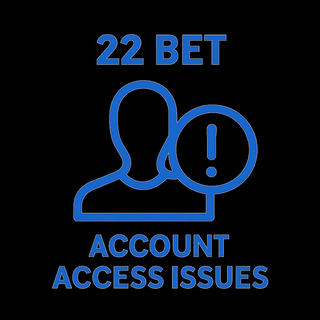An icon representing assistance for 22 Bet account access.