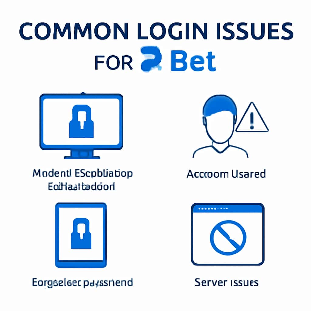 Illustration of common issues related to 22 Bet login.
