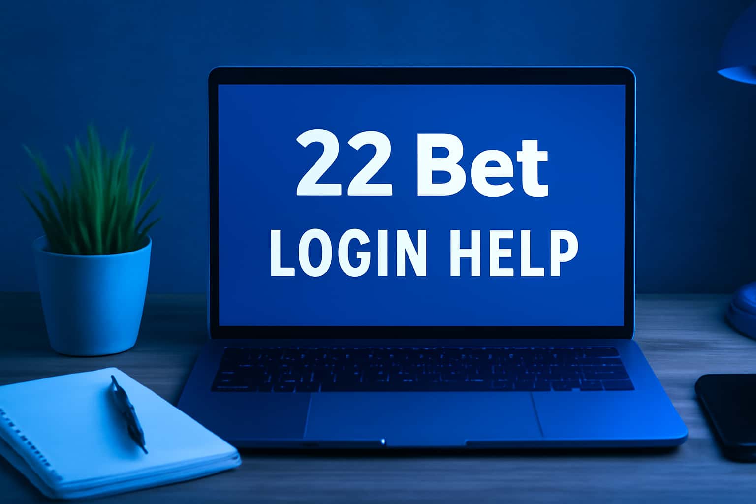 An informational visual related to 22 Bet Login Help.