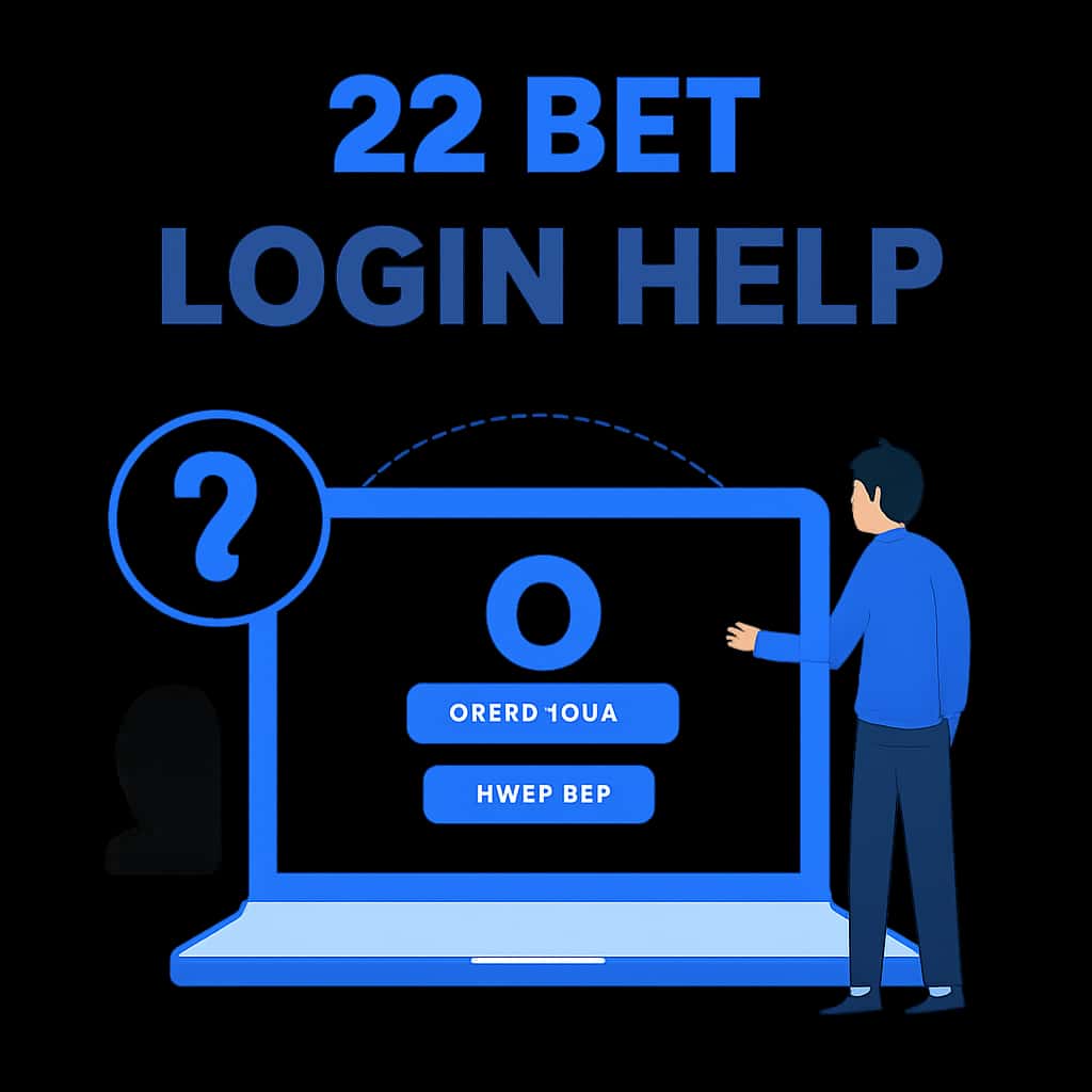 A diagram illustrating key points about 22 Bet Login Help.