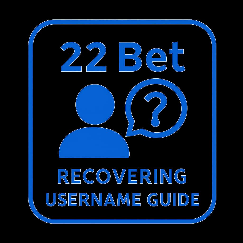 Badge for 22 Bet Recovering Username Guide.