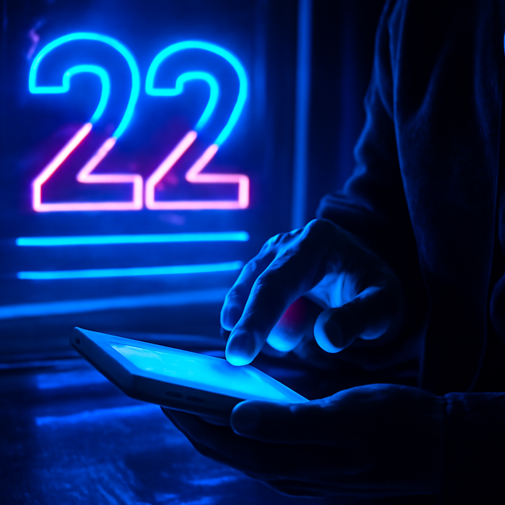 Illustration detailing the steps of password recovery for 22 Bet.