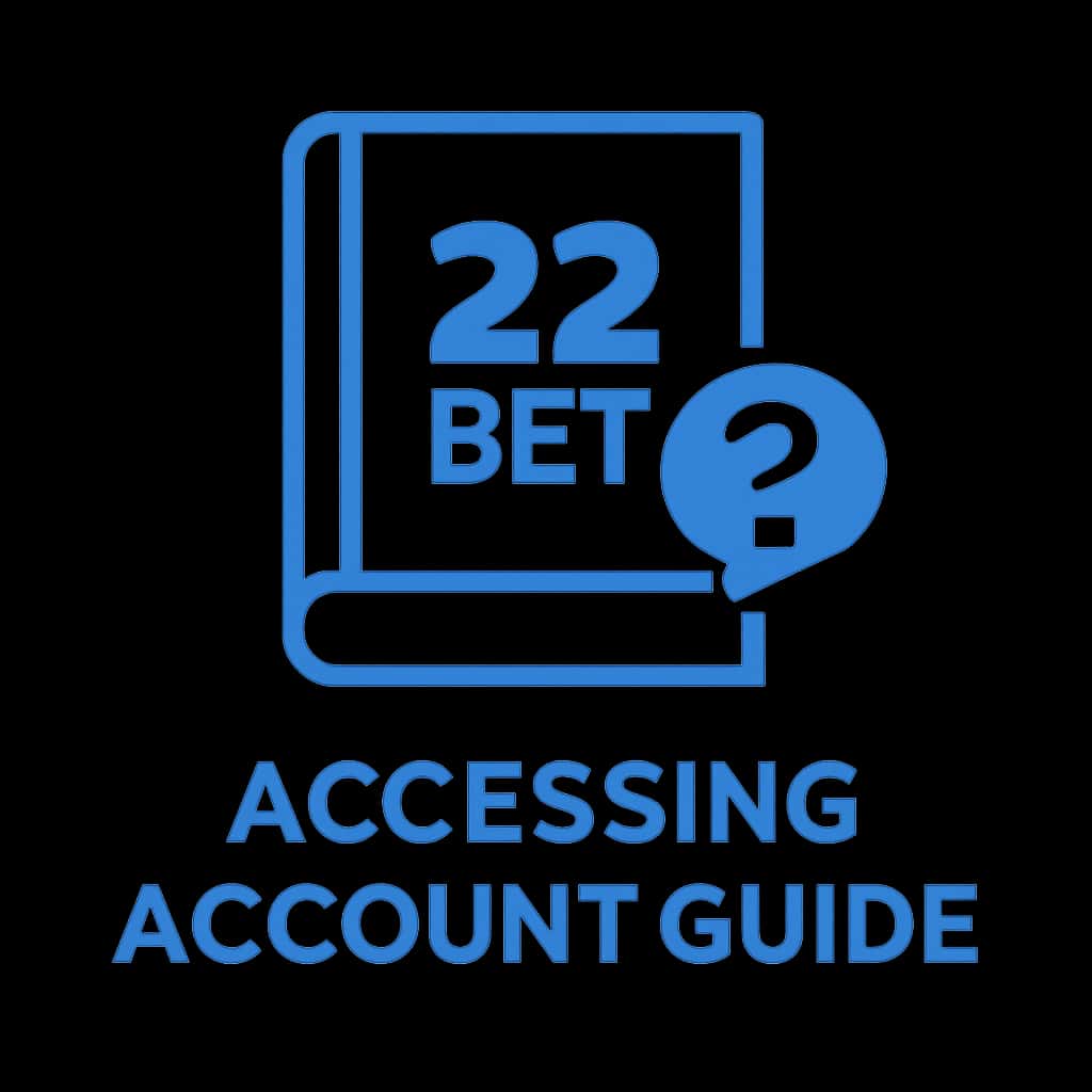 An icon symbolizing support for the 22 Bet account access.