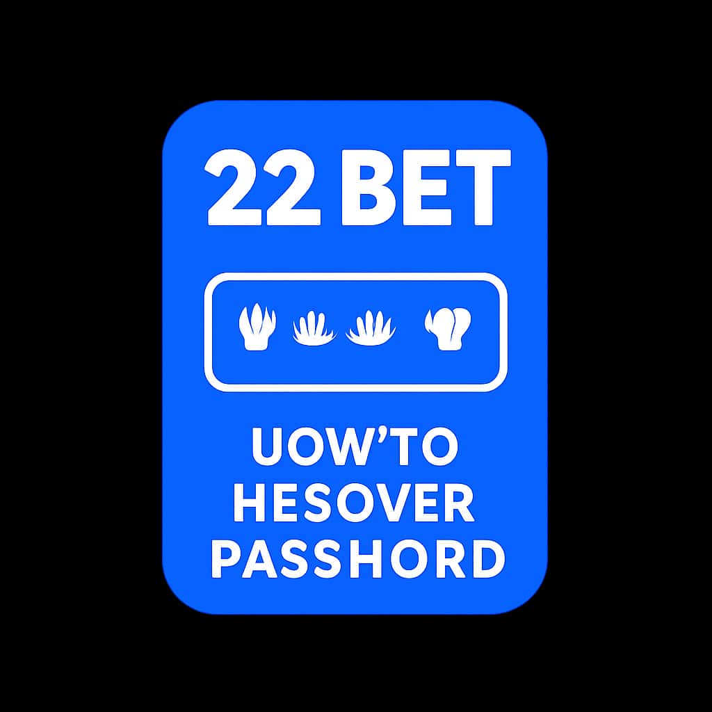 Icon representing password recovery assistance for 22 Bet.
