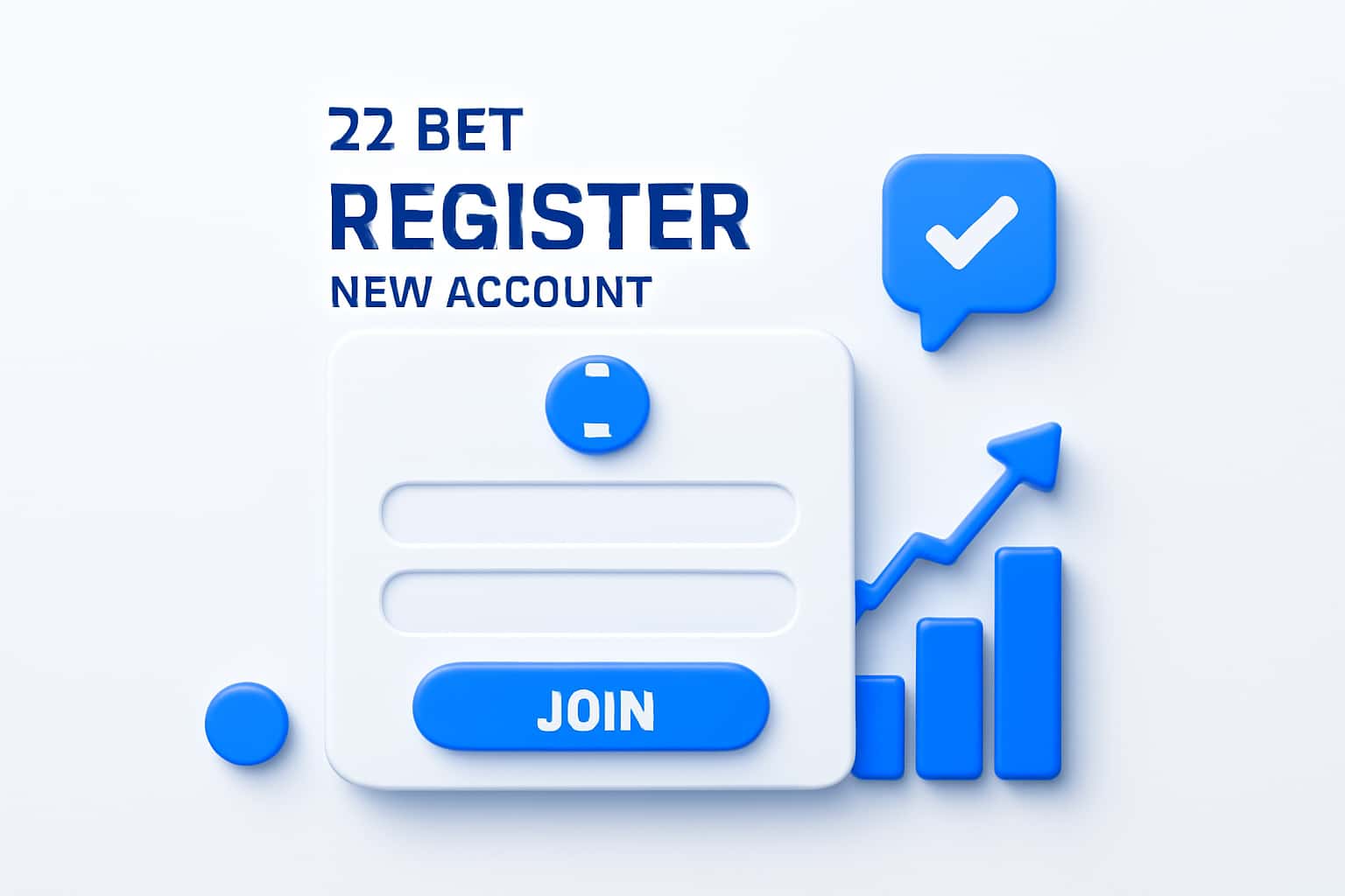 22 Bet Register - New Account Interface