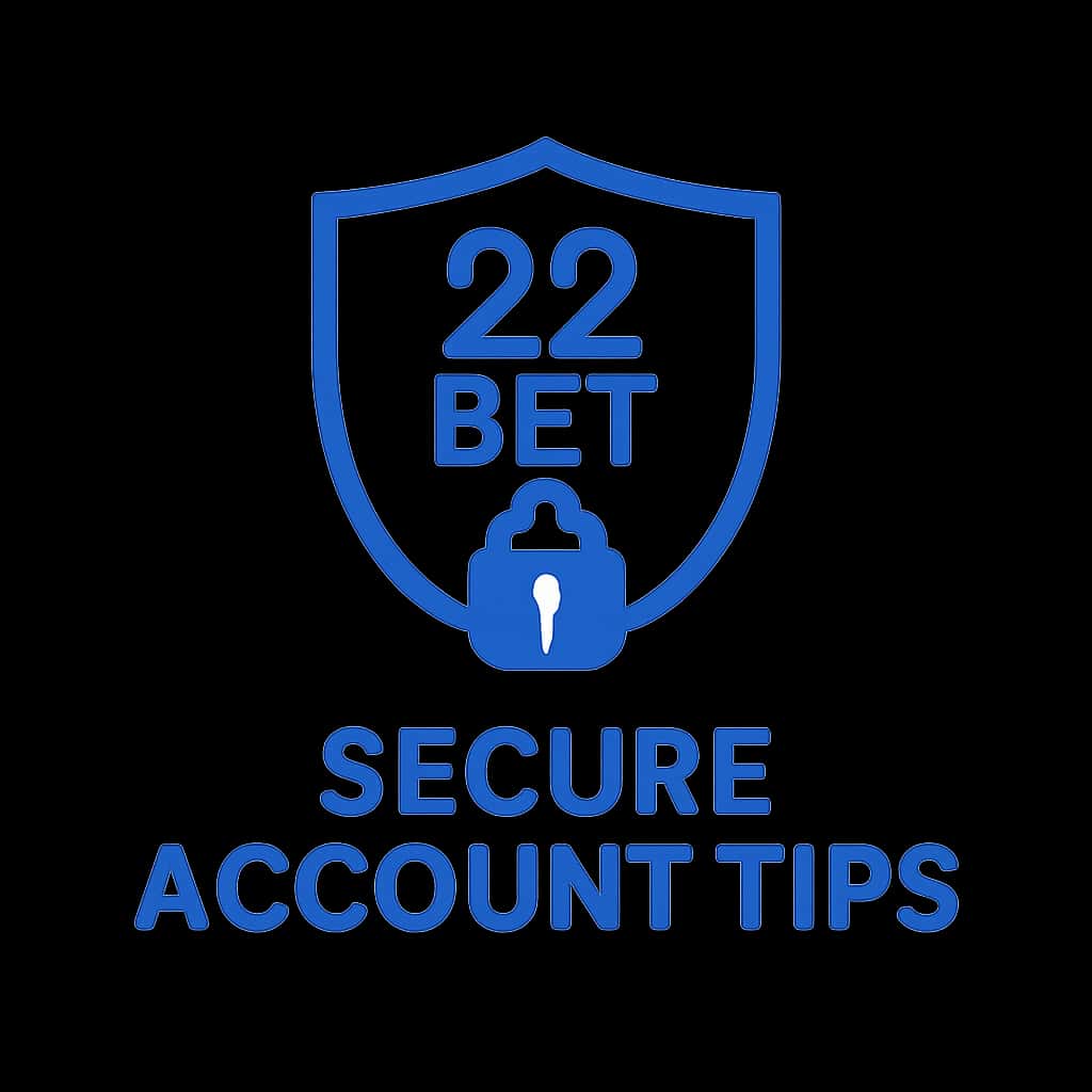 An icon representing Secure 22 Bet Account Tips with the text '22 Bet' in a clean design.